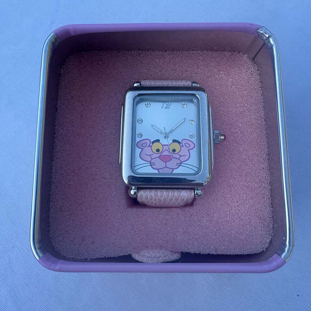 Vintage Pink Panther Ladies Quartz Watch C. 2000s